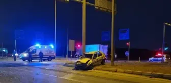 Çorum'da Kamyonla Çarpışan Otomobilde 1 Kişi Hayatını Kaybetti