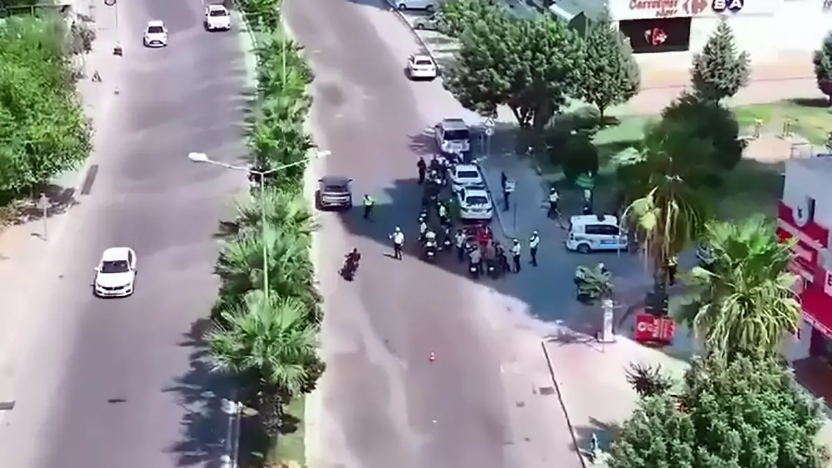 Ehliyetsiz Motosiklet Sürücüsü Polisten Kaçtı