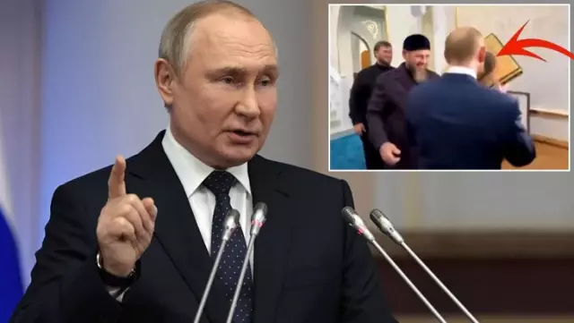 Putin kissed the Quran gifted to him in Chechnya.