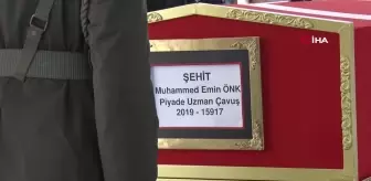 Şehit Piyade Uzman Çavuş Muhammed Emin Önk son yolculuğuna uğurlandı