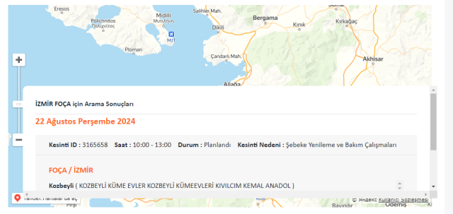 22 Ağustos İzmir GEDİZ elektrik kesintisi! GÜNCEL KESİNTİLER! İzmir'de elektrik ne zaman gelecek? İzmir elektrik kesintisi!