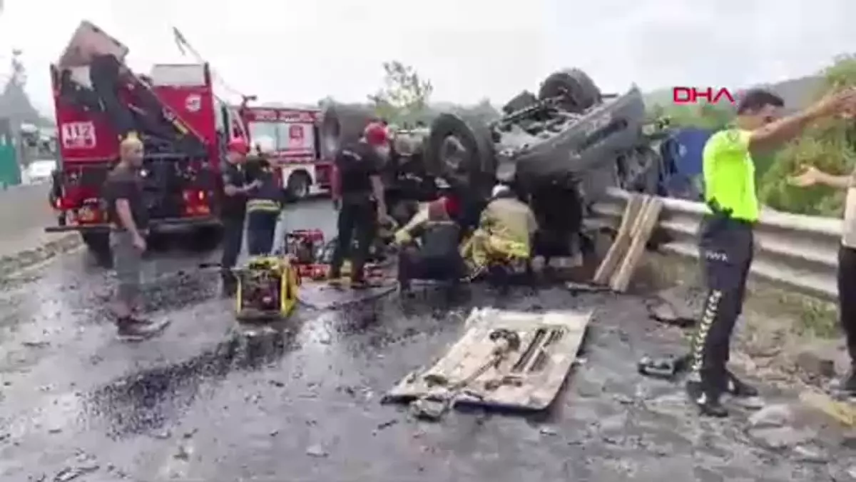 Bolu Dağı'nda TIR Kazası: 2 Ölü, 2 Ağır Yaralı