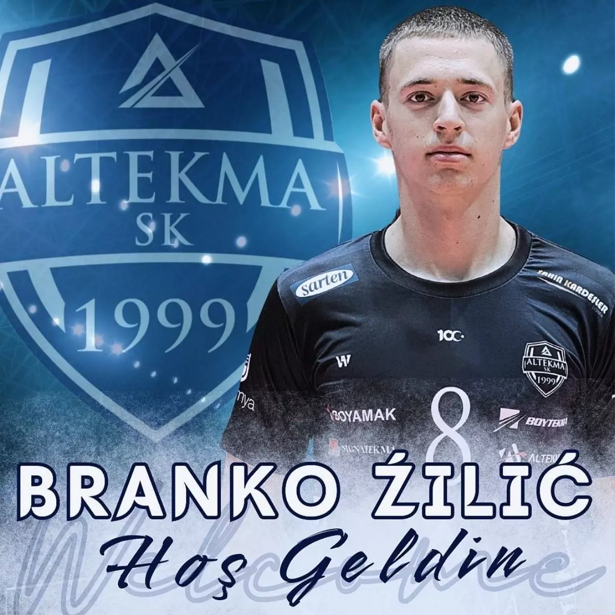 Altekma, Modria Novoprom'dan 2005 doğumlu smaçör Branko Zilic'i kadrosuna kattı
