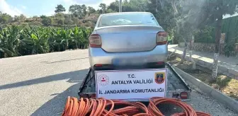 Antalya'da enerji ve nakil kablosu hırsızlığına yönelik operasyonda 2 kişi yakalandı