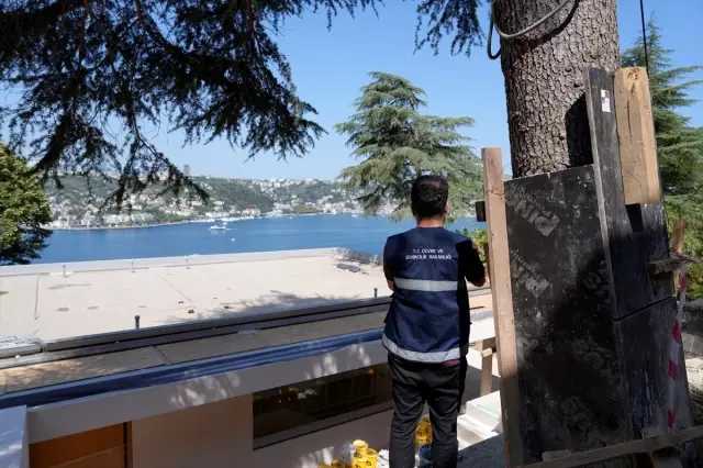 The Ministry filed a criminal complaint about the illegal villa in Vaniköy, Istanbul