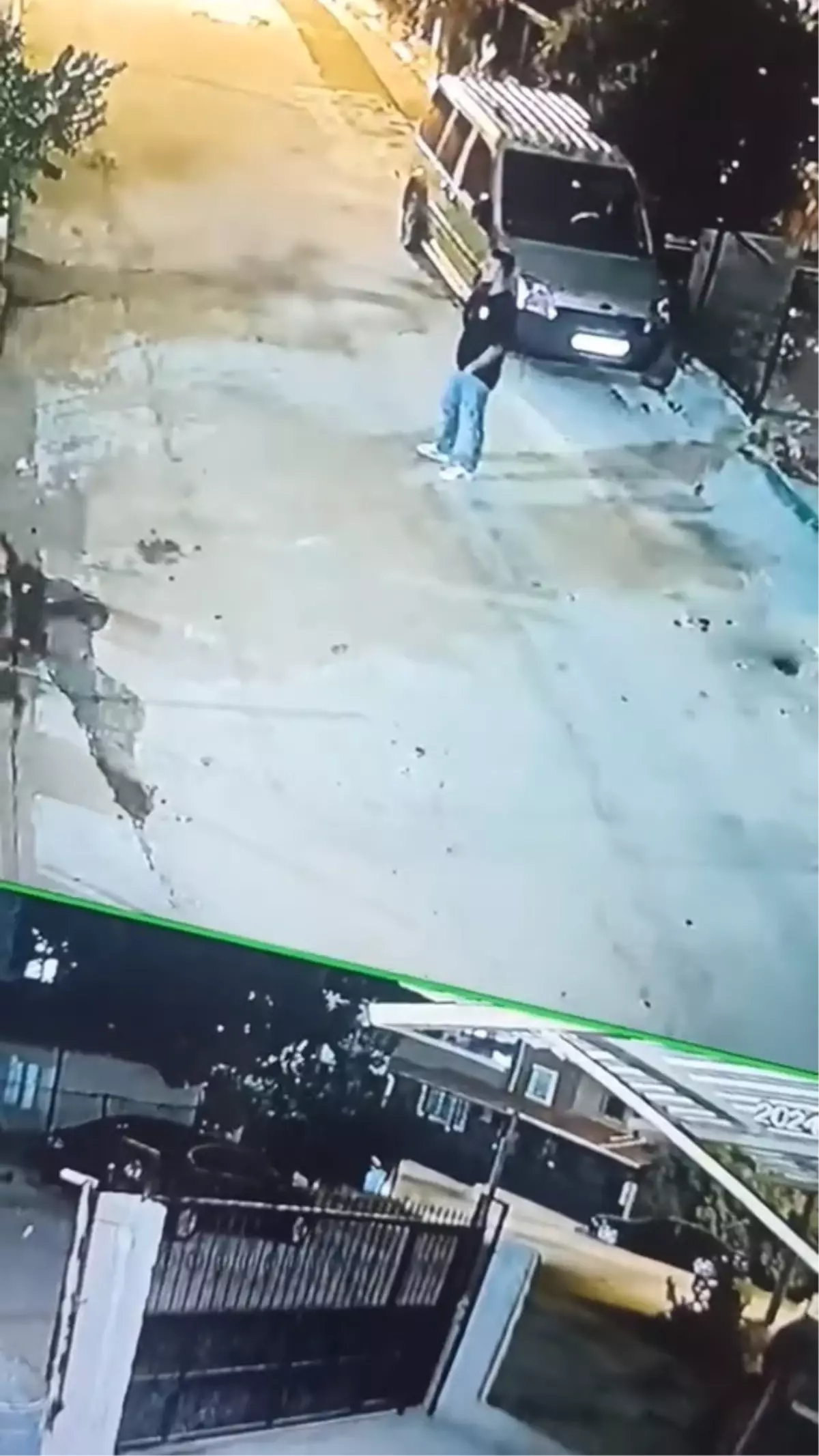 Adana'da Silahlı Saldırıya Uğrayan Kişi Kameralara Yansıdı