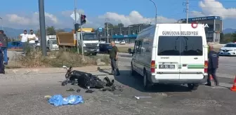 Hafriyat kamyonun altında kaldılar, dehşete düşüren kaza kamerada: 1 ölü, 1 yaralı