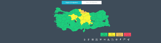 Felakette can kaybı 2'ye yükseldi! AFAD'dan 11 ile sarı ve turuncu uyarı