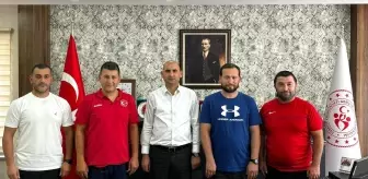 Bilecik Gençlik ve Spor İl Müdürü Yasin Özdemir'i Türkiye Judo Federasyonu Eğitim Kurulu Başkanı Mehmet Yılmaz ziyaret etti