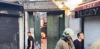 Fatih'te Kapalıçarşıda Kuyumcu Atölyesinde Yangın Çıktı