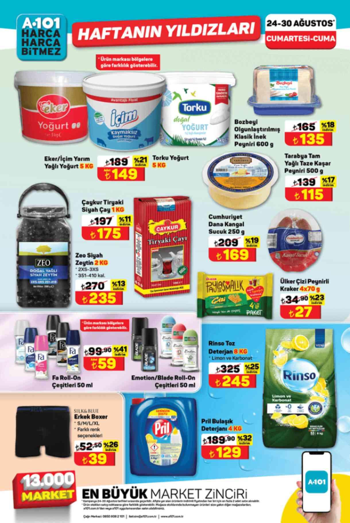 A101 AKTÜEL KATALOĞU 24- 30 AĞUSTOS A101'e gelen ürünler! A101 bu hafta katalog ürünleri neler? A101 fiyat listesi!