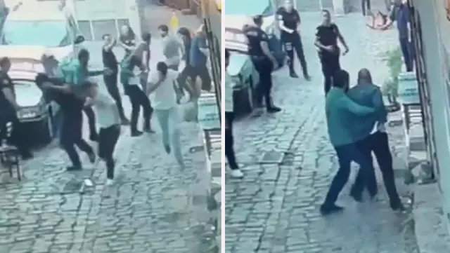 Scandalous incident in Diyarbakır! They turned the cafe into a battlefield by disliking women's clothing.