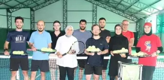 Erzurum'da Mevlana Vadisi'nde Yeni Tenis Kortu Hizmete Açıldı