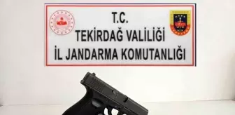 Tekirdağ'da Ruhsatsız Tabanca Operasyonu