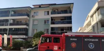 Mudanya'da Bir Apartmanda Mutfak Yangını