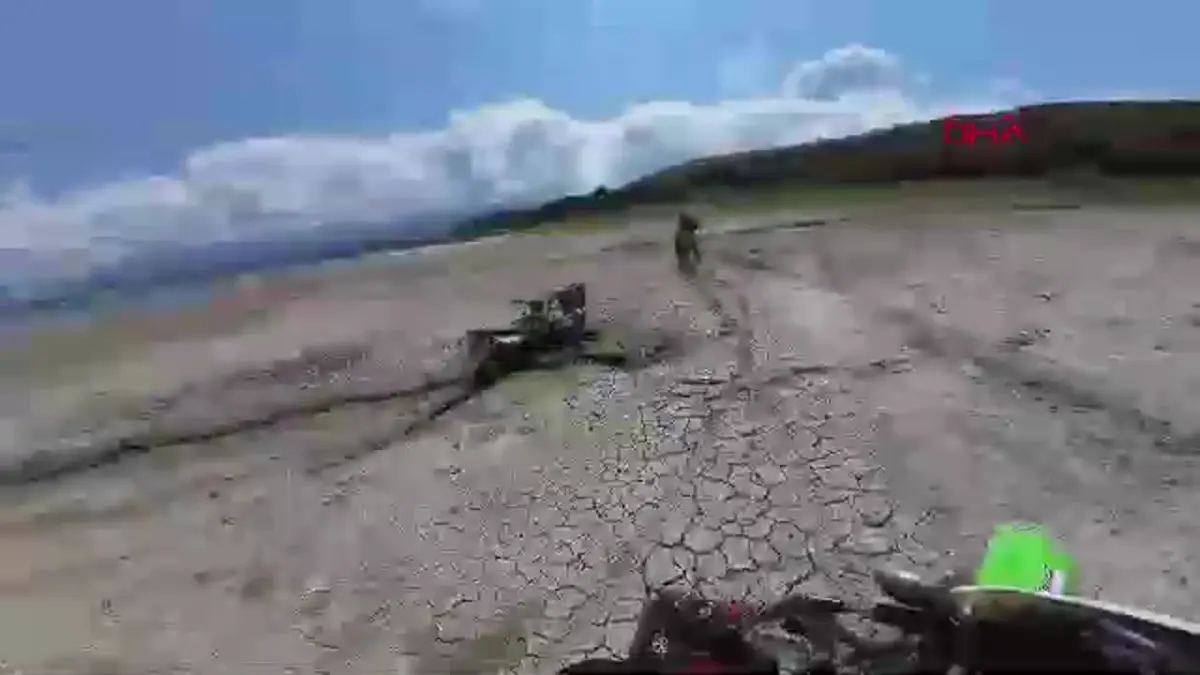 Gölde motosiklet kazası