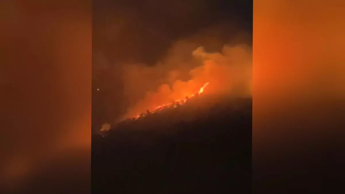 İznik'te Orman Yangınına Karadan Müdahale Devam Ediyor