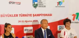 TED Spor Kulübü'nde Büyükler Tenis Şampiyonası Basın Toplantısı Gerçekleşti