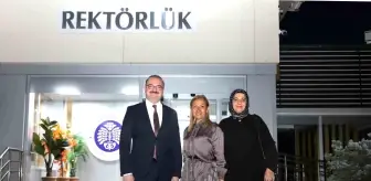 Ak Parti Erzurum Milletvekili Fatma Öncü ve Kadın Kolları Başkanı Beyza Saltuklu Özdemir, Atatürk Üniversitesi Rektörü'nü ziyaret etti