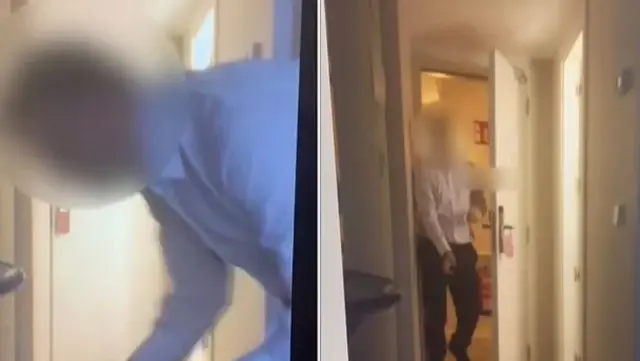 The hotel employee stole the underwear of the woman who he secretly entered her room.