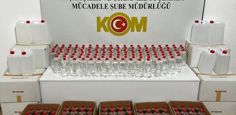 Samsun'da 700 litre etil alkol ele geçirildi