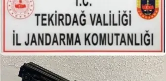 Tekirdağ'da yapılan operasyonda Kalaşnikof ele geçirildi