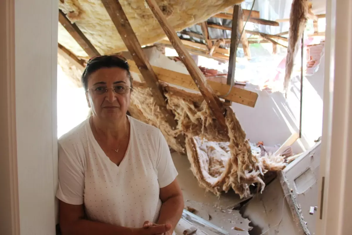 Ordu'da kamyonun çarptığı evde büyük hasar