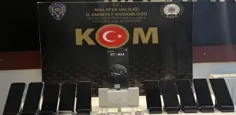 Malatya'da Kaçakçılık Operasyonu: Cep Telefonları ve Malzemeler Ele Geçirildi