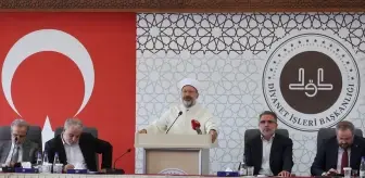 Diyanet İşleri Başkanı Ali Erbaş, Gazze'deki Soykırıma Dikkat Çekti