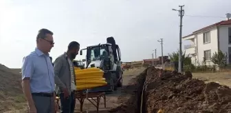 Keşan'da Yol ve Kaldırım Çalışmaları Devam Ediyor