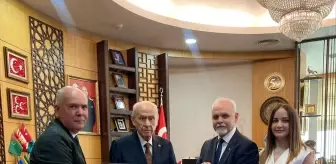 MHP Eskişehir İl Başkanı İsmail Candemir, MHP Genel Başkanı Devlet Bahçeli'ye ziyarette bulundu