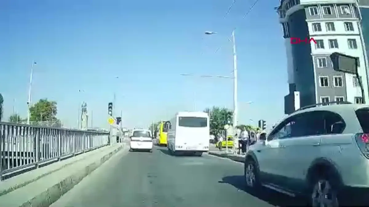 Malatya'da Ters Yöne Giren Sürücü Trafiği Tehlikeye Attı