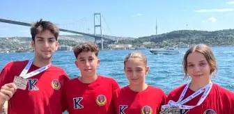 Mersin TOHM Yüzücüleri İstanbul Boğaziçi Kıtalararası Yüzme Maratonu'nda Başarılı