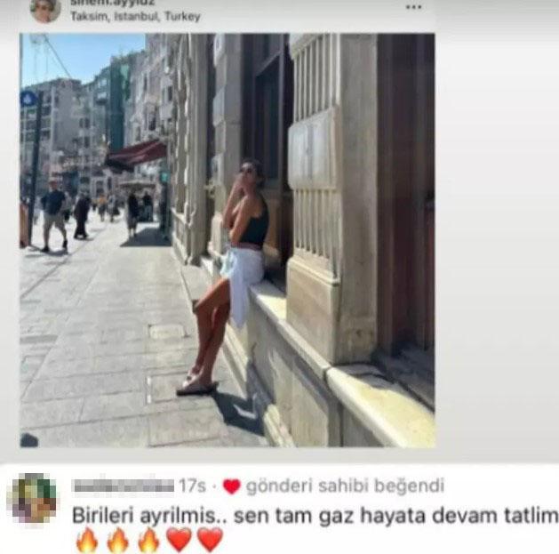 Rüştü Onur Atilla, Nez ile ayrıldı! Eski eş Sinem Ayyıldız'ın beğendiği yorum dikkat çekti