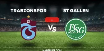 Trabzonspor St Gallen maçı kaç kaç, bitti mi? MAÇ SONUCU! Trabzonspor St Gallen golleri kim attı, canlı maç anlatımı!