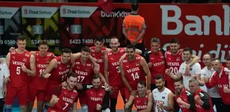 A Milli Erkek Voleybol Takımı Macaristan'ı 3-0 Yendi