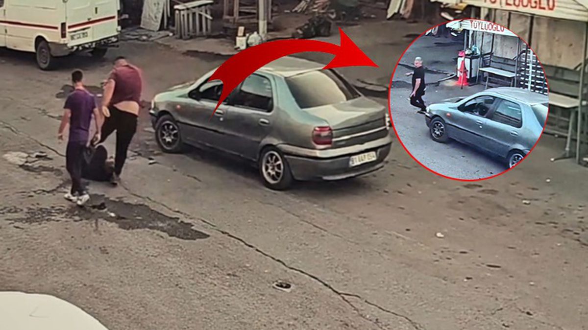 Sanayide dehşet! Otomobille çarpıp dakikalarca tekmeledikten sonra fotoğrafını çekip kaçtılar