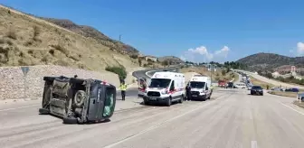 Amasya'da Kamyonetlerin Çarpışması Sonucu 4 Kişi Yaralandı