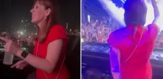 İngiltere Başbakan Yardımcısı Angela Rayner, DJ kabininde dans ederken görüntülendi