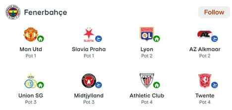 Fenerbahçe kiminle, hangi takımlarla eşleşti? 30 Ağustos UEFA Avrupa Ligi Fenerbahçe grubuna kimler var, maç takvimi ne? Fenerbahçe kiminle, hangi takımlarla eşleşti? 30 Ağustos UEFA Avrupa Ligi Fenerbahçe grubuna kimler var, maç takvimi ne?