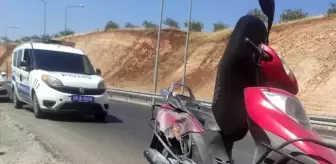 Siirt'te seyir halindeyken motosiklette çıkan yangın polis ekipleri tarafından söndürüldü