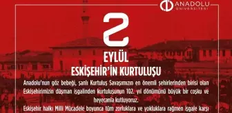 Eskişehir'in Düşman İşgalinden Kurtuluşu'nun 102. Yılı Kutlandı