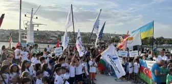 Terkirdağ'da düzenlenen 8. Uluslararası Süleymanpaşa Optimist Cup Yelken Yarışları başladı