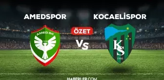 Amedspor Kocaelispor maç özeti ve golleri izle! (VİDEO) Amed Kocaelispor geniş özeti! Golleri kim attı, maç kaç kaç bitti?