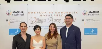 Ataşehir Belediyesi Gençlik Orkestrası ve Otto Hahn Gymnasium Gençlik Senfoni Orkestrası Dünya Barış Günü'nde ortak konser verdi