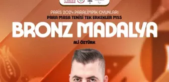 Ali Öztürk, Paralimpik Oyunları'nda bronz madalya kazandı