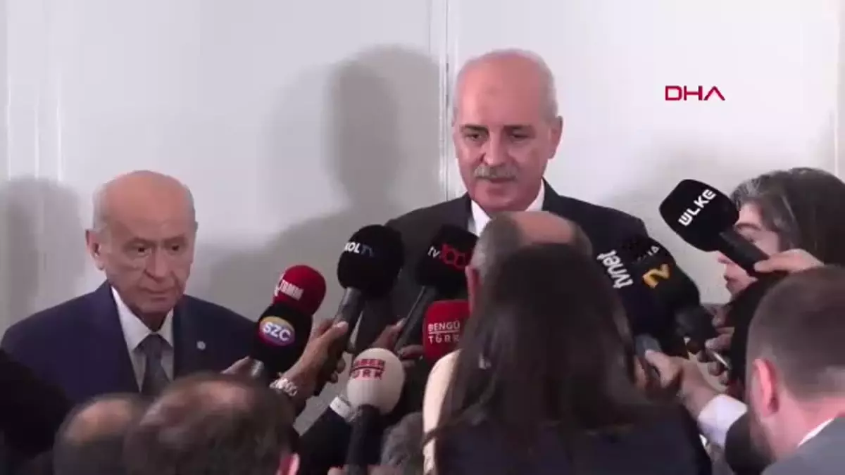 TBMM Başkanı Kurtulmuş, Bahçeli'yi ziyaret etti