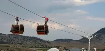 Isparta'da Davraz Kayak Merkezi'nde kurtarma tatbikatı yapıldı