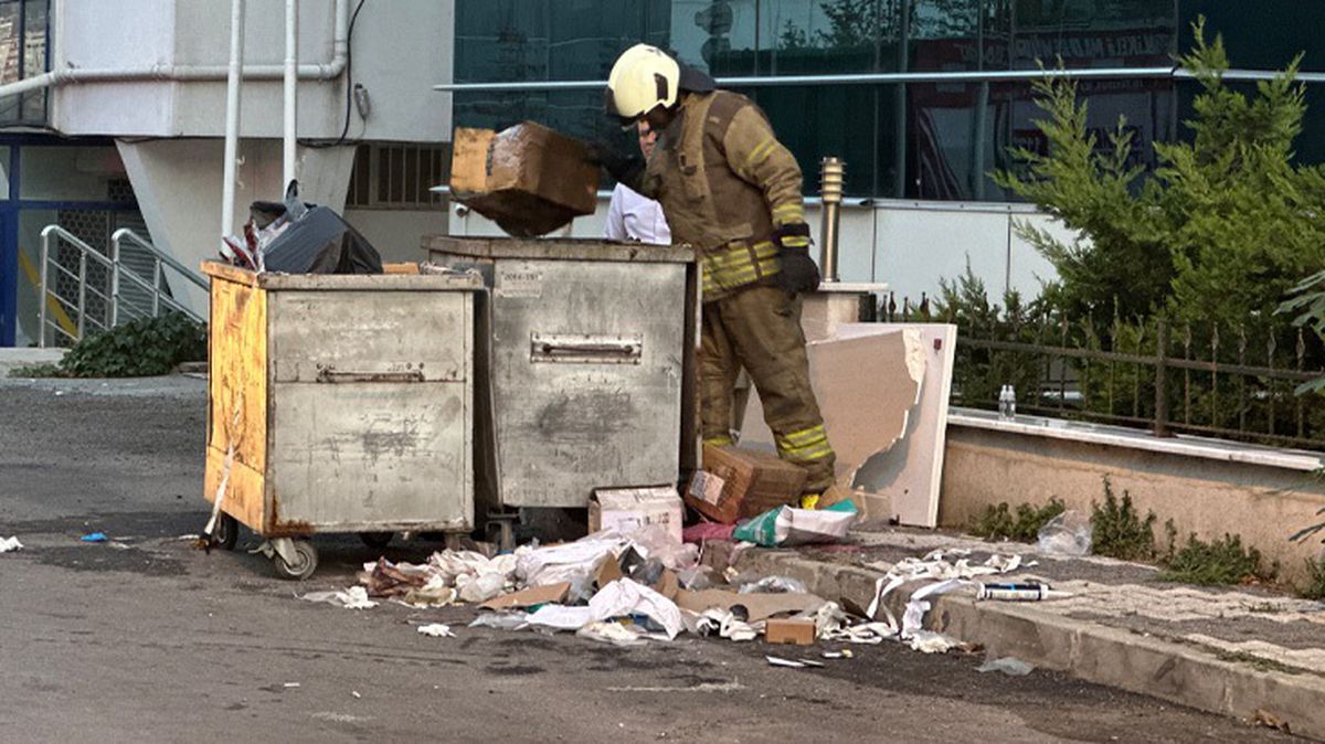 Maltepe'de kimyasal madde paniği! Çöpe atılan çamaşır suyu ortalığı karıştırdı