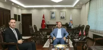 Vali Pehlivan, Yeni İl Gençlik ve Spor Müdürü Göksun Öz'ü Kabul Etti